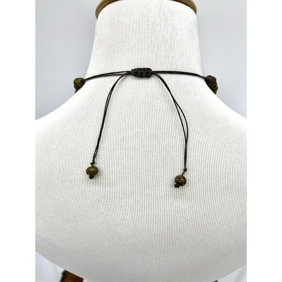 Handmade TAGUA NUT Necklace Adjustable 32" Multi-strand Green - Picture 4 of 7